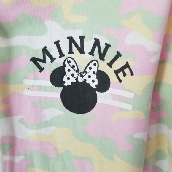 DISNEY | Hoodie Pullover Minnie Camo sz M - Picture 2 of 5